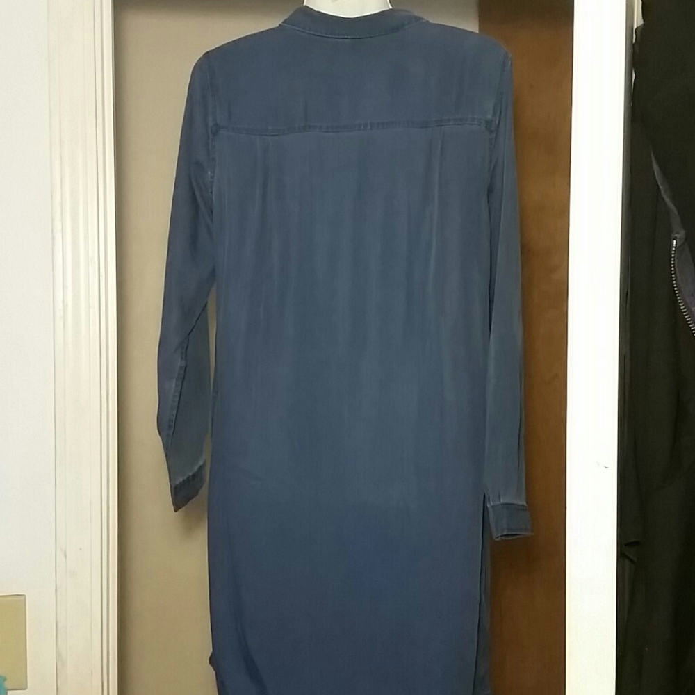 Faded Twill Military Utility Shirt Dress compared to Madewell - Picture 2 of 3